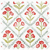 Chatsworth, Scarlet Red - Motorised Roman Blind